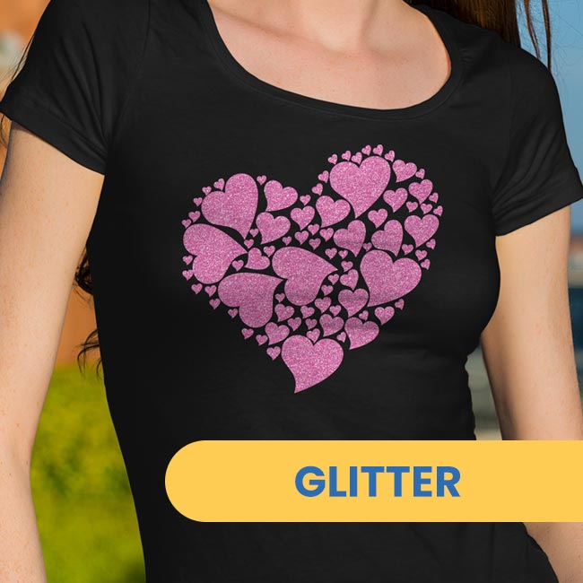 Glitter Heat Transfer Vinyl