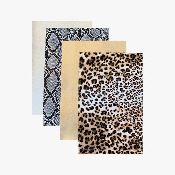 8x11, LV Synthetic Leather, Custom Leather Sheets, Cheetah LV